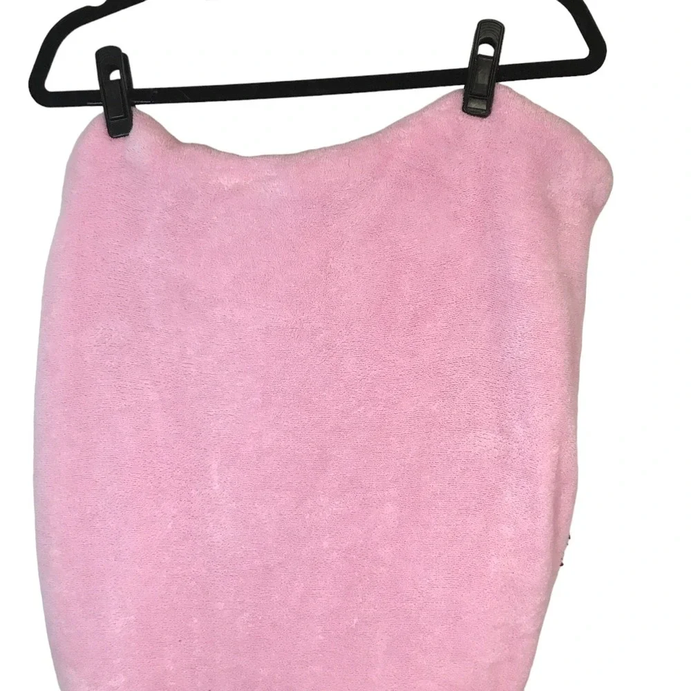Cynthia Rowley Kids Mermaid Tail Blanket Pink White Sequin Polka Dot‎ Fleece